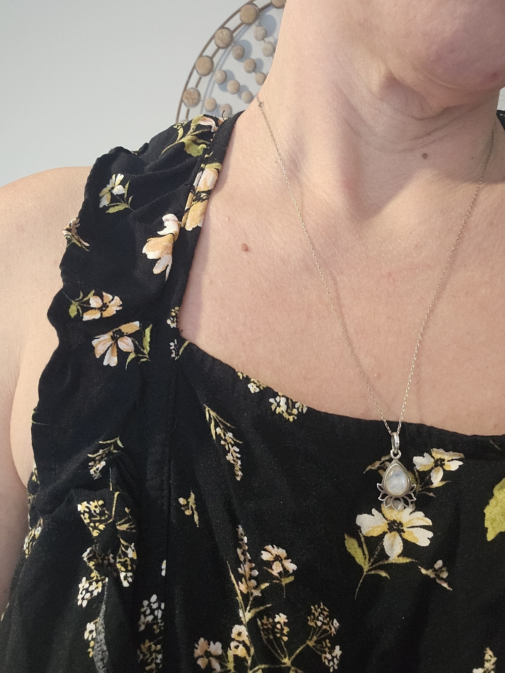 wild fable Black Floral Tie-Shoulder Mini Dress - Picture 6 of 9